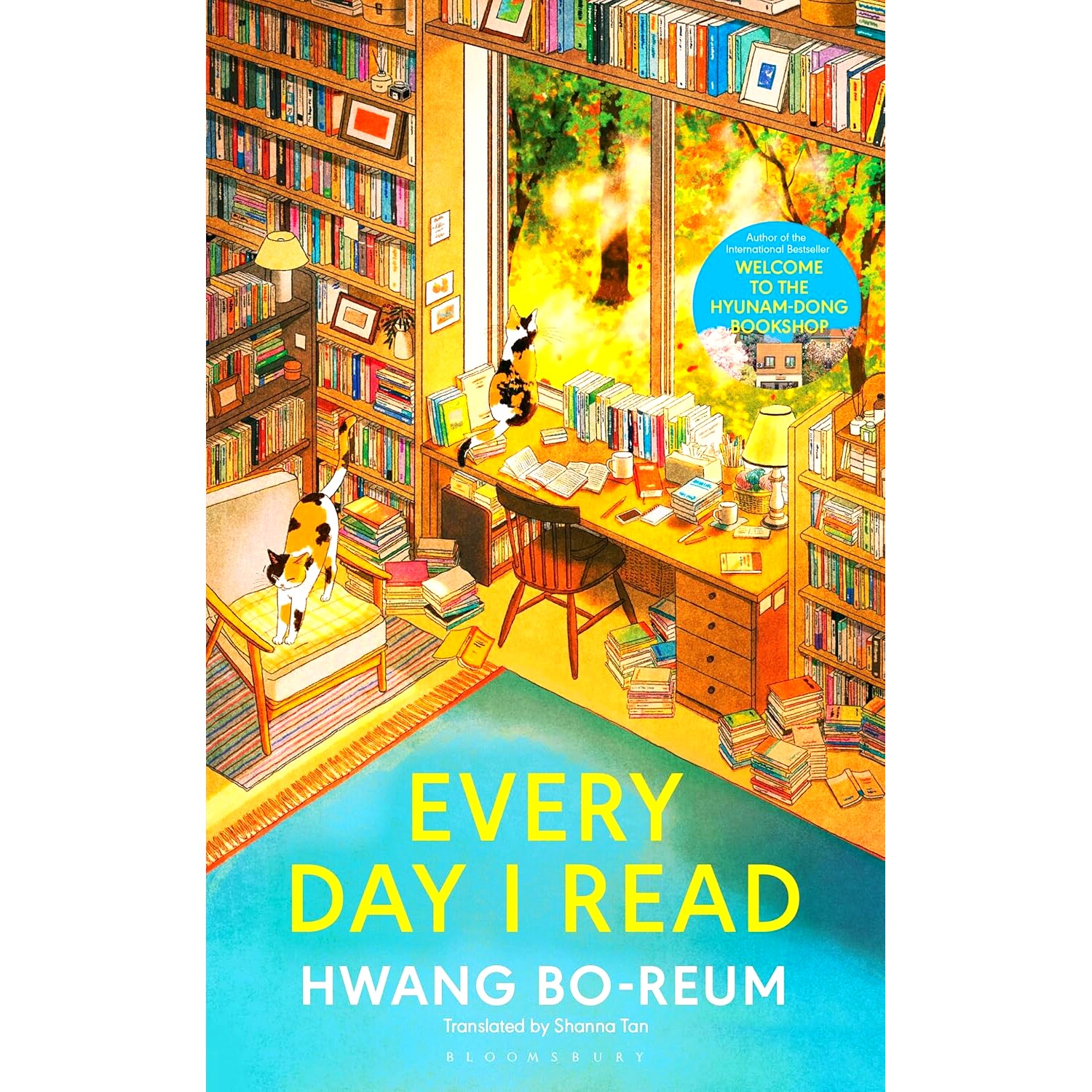 现货 黄宝凛新作 每日阅读 亲近书籍的53种方式 欢迎光临休南洞书店作者 英文原版 Every Day I Read: 53 Ways to Get Closer to B
