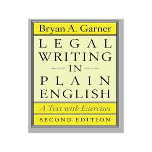 英文原版 法律英语通用写作 Legal Writing in Plain English, Second Edition