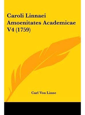 预订 Caroli Linnaei Amoenitates Academicae V4 (1759): 9781104629779