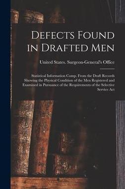 [预订]Defects Found in Drafted Men: Statistical Information Comp. From the Draft Records Showing the Physi 9781016497268