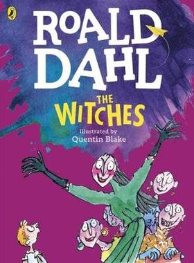 现货女巫 彩色版 罗尔德·达尔 Roald Dahl 英文原版 儿童文学章节读物 The Witches (Colour Edition)