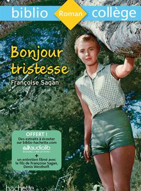 现货你好忧愁 附解析音频 法语原文 法国初中课程阅读理解练习 萨冈 Bonjour tristesse Françoise Sagan