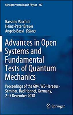 【预售】Advances in Open Systems and Fundamental Tests of Quantum Mechanics