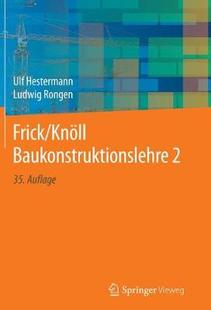 Frick Knöll Bd.2 Baukonstruktionslehre 预订