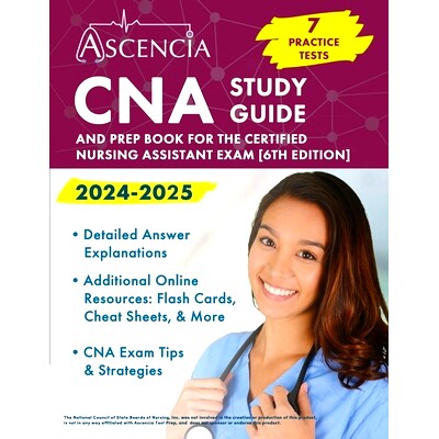 预订 CNA Study Guide 2024-2025: 7 Practice Tests and Prep Book for the Certified Nursing Assistant Exam [6th Edition]