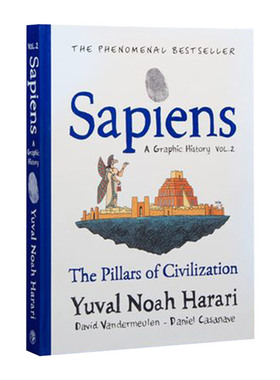 人类简史2 漫画版 精装 从动物到上帝 英文原版 Sapiens A Graphic History, Volume 2 尤瓦尔·赫拉利