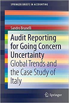 【预售】Audit Reporting for Going Concern Uncertainty