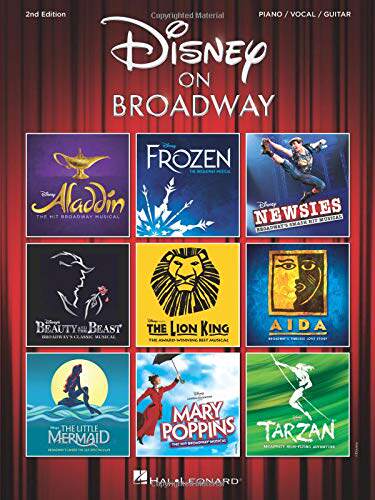 英文原版 百老汇的迪士尼 钢琴/声乐/吉他 音乐剧乐谱 Disney on Broadway