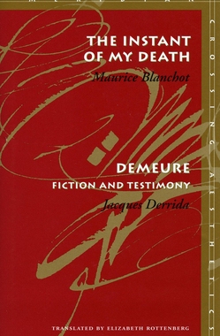 预订 The Instant of My Death /Demeure: Fiction and Testimony