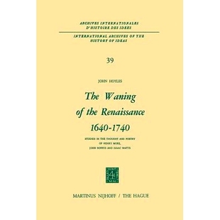 预订 More Thought and the 1640–1740 Norris Isaac Renaissance Studies Henry Poetry John Waning The
