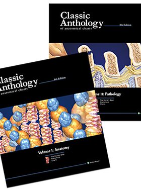 【预订】Classic Anthology of Anatomical Charts Book