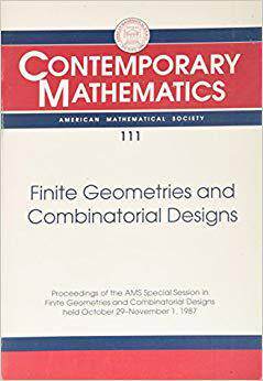 [预订]Finite Geometries And Combinatorial Designs 9780821851180