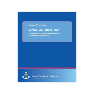 [预订]Syntax: An Introduction. a Textbook for University Students of Linguistics & Translation 9783954898893