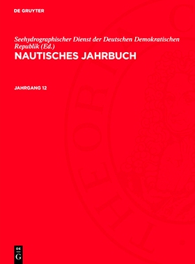 预订 Nautisches Jahrbuch Jg. 12 Avnjb: 9783112709948