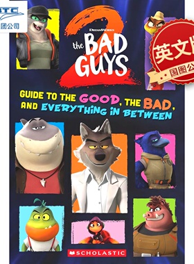 现货 坏蛋联盟2 电影角色手册 人物故事 幕后彩蛋 英文原版 Bad Guys Movie 2 Character Handbook