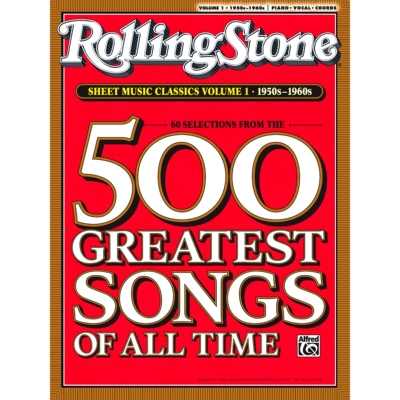 现货 滚石杂志 经典摇滚歌曲乐谱1 英文原版 Rolling Stone Sheet Music Classics, Vol 1: 1950s-1960s