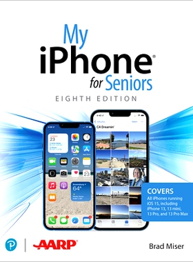 预订 My iPhone for Seniors (Covers All iPhone Running IOS 15, Including the New Series 13 Family): 9780137574292