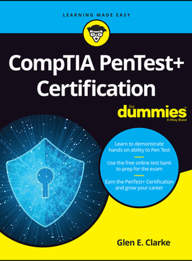 【预订】Comptia Pentest+ Certification for Dummies