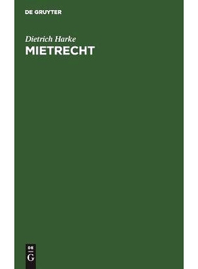 预订 Mietrecht: Fallorientierte Einführung in das Recht der Wohnraummiete: 9783486242157