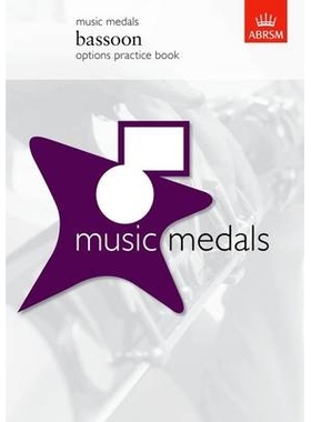 预订 Music Medals Bassoon Options Practice Book 音乐勋章巴松管选择练习书: 9781860965234