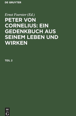【预订】PETER VON CORNELIUS T. 2 (FOERSTER) 9783111076355