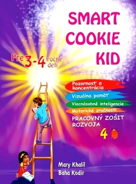 预订 Smart Cookie Kid pre 3-4 ročné deti Pracovný zosit rozvoja 4B: 9798869369123