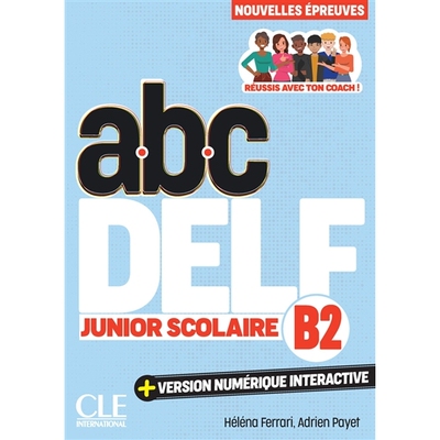 现货 ABC DELF B2 少儿法语 2025新版 junior scolaire 法语原版教辅 DELF考试听力写作阅读练习 法国出国留学备考 原装进口书