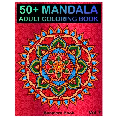预订 50+ Mandala: Adult Coloring Book 50 Mandala Images Stress Management Coloring Book For Relaxation, Meditation, Happ