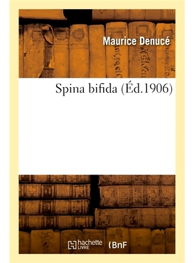 预订 Spina Bifida 脊柱裂: 9782019172299