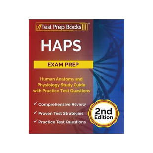[预订]HAPS Exam Prep: Human Anatomy and Physiology Study Guide with Practice Test Questions [2nd Edition] 9781637751848