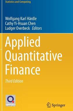 【预订】Applied Quantitative Finance