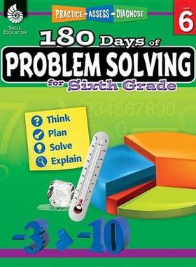 【预订】180 Days of Problem Solving for Sixth Grade: Practice, Assess, Diagnose