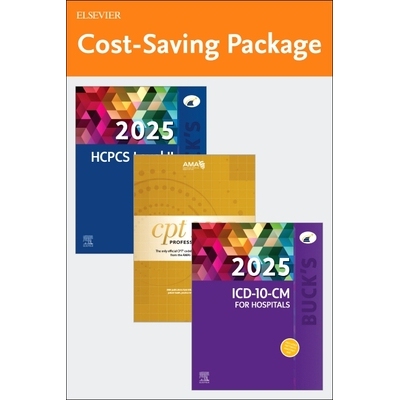预订 Buck’s 2025 ICD-10-CM For Hospitals, AMA 2025 CPT* Professional, and Buck’s 2025 HCPCS Level II: 9780443349065