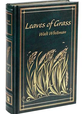 现货 草叶集 惠特曼 皮封精装收藏版 英文原版 Leaves of Grass (Leather-bound Classics)