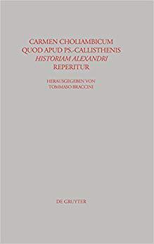 【预订】Carmen choliambicum quod apud Ps.-Callisthenis Historiam Alexandri r 9783598778223