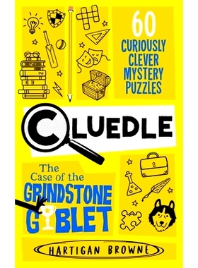 现货 Cluedle 磨石高脚杯案 Murdle儿童版 解谜小游戏 寓教于乐 家庭朋友桌游 英文原版 The Case of the Grindstone Goblet