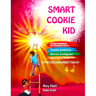 预订 Smart Cookie Kid Für 3-4-Jährige Aufmerksamkeit und Konzentration Visuelles Gedächtnis Mehrere Intelligenzen Mot