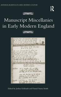 Early Miscellanies England Modern 预订 Manuscript
