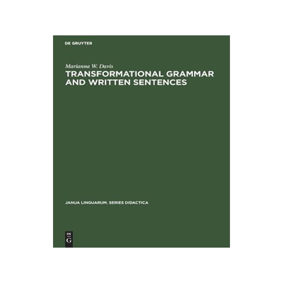 [预订]Transformational Grammar and Written Sentences 9789027923844