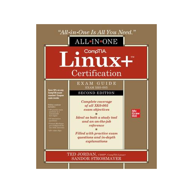 [预订]Comptia Linux+ Certification All-In-One Exam Guide, Second Edition (Exam Xk0-005) 9781264798964