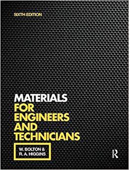 【预售】Materials for Engineers and Technicians, 6th ed