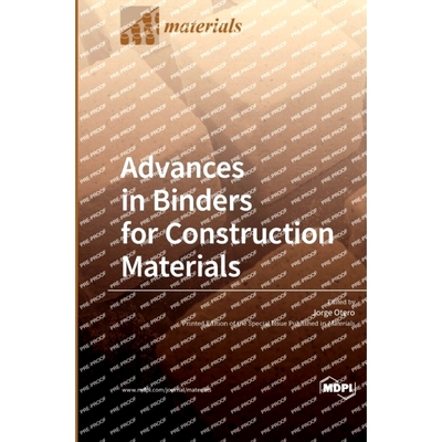 预订 Advances in Binders for Construction Materials: 9783036565835