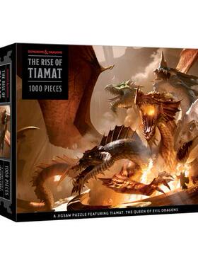 预订 The Rise of Tiamat Dragon Puzzle (Dungeons & Dragons): 1000-Piece Jigsaw Puzzle Featuring the Queen of Evil Dragons