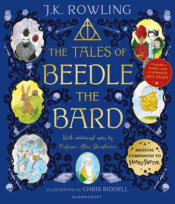 诗翁彼豆故事集 Chris Riddell 插图版 哈利·波特 Harry Potter J.K.罗琳 英文原版 The Tales of Beedle the Bard