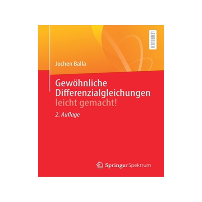 预订 Gewöhnliche Differenzialgleichungen leicht gemacht!