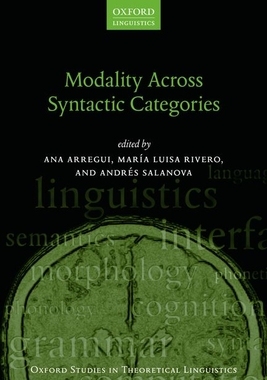 【预订】Modality Across Syntactic Categories