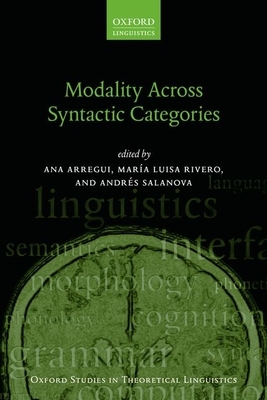 【预订】Modality Across Syntactic Categories