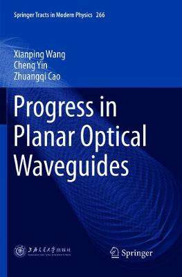 预订 Progress in Planar Optical Waveguides