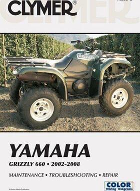 [预订]Clymer Yamaha Grizzly 660 2002-2008 9781599693057