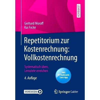 预订 Moroff/Focke, Repetitorium zur Kostenrechnung: Vollkostenrechnung 4.Aufl. Moroff/Focke，成本会计修订课程：完整成本
